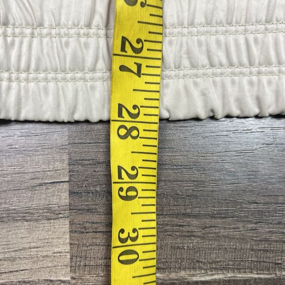 St. Croix Knits Eli Thomas Cream Jacket Full Zip Lightweight Microfiber USA Sz M - Picture 5 of 11